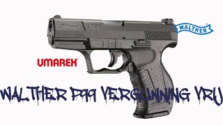 Umarex  Walther P99 008 joule CE airsoft pistool alle leeftijden en vergunning vrij [upl. by Adin]