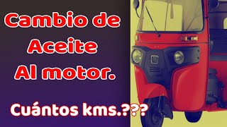 Cada cuanto tiempo cambio Aceite al Mototaxi abimaelitovlogs [upl. by Hurless]