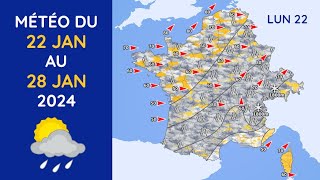 Météo du Lundi 22 au Dimanche 28 Janvier 2024 [upl. by Etireuqram]