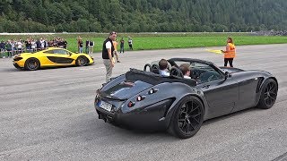 Wiesmann MF5 Roadster vs McLaren P1 [upl. by Agnimod292]