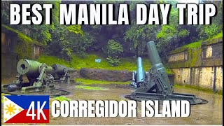 BEST Manila Day trip Corregidor island Philippines [upl. by Nosirb434]