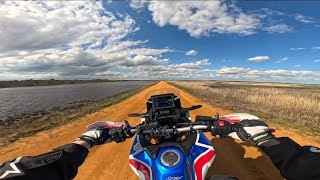 AFRICA TWIN 1100 POV PURE SOUND OFFROAD TOP SPEED 4K [upl. by Howund]