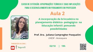 A incorporação da brincadeira no planejamento didáticopedagógico na Ed Infantil [upl. by Yokum435]