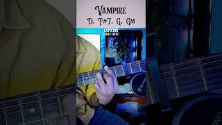 Vampire Olivia Rodrigo Guiter Cover vampire oliviarodrigo guiterlesson [upl. by Hsital]