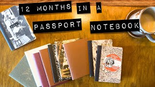 1 Year in a Passport Travelers Notebook Covers Inserts and Thoughts after 12 Months [upl. by Olney]