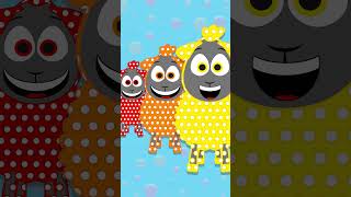 Big Bigger Biggest Song  POLKADOT SHEEP BabyBigMouth shorts kidssong dance toddler learn [upl. by Lovell366]