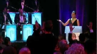 Crown Princess Victoria of Sweden presents Gay of the Year award at QX Gaygala 2013 [upl. by Kcirdaed426]