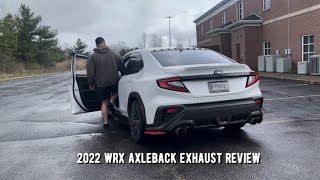 2022 wrx  Nameless axleback exhaust [upl. by Drageruaeb]