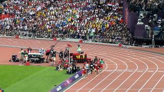 London 2012  800 m  David Rudisha 140quot91 [upl. by Therine292]