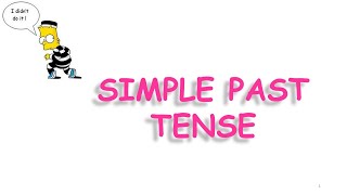 İngilizce Konu Anlatımı  Simple Past Tense  Geçmiş Zaman [upl. by Oiralednac]