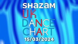 🇬🇧 SHAZAM UK DANCE CHART 15032024  TOP20 amp NEWENTRIES OVERVIEW [upl. by Bacon938]