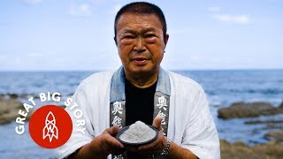 The Japanese Technique for Harvesting Sea Salt by Hand [upl. by Yartnod369]