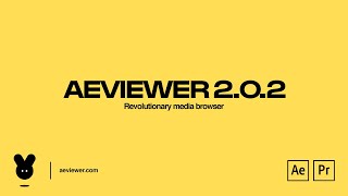 AEVIEWER for After Effects and Premiere Pro 202 Overview [upl. by Akirdnwahs893]