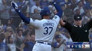 TEOSCAR HERNÁNDEZ DOUBLE  MLB THE SHOW 24  BASEBALL homerun yt fyp foryou baseball capcut [upl. by Lig]