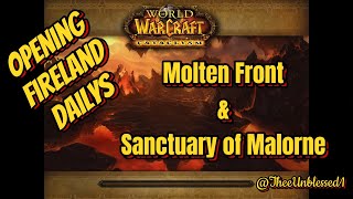 Opening Fireland Daily Quests in Cataclysm Classic [upl. by Atikkin761]