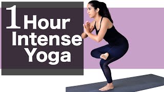 1 Hour Intense Yoga  Full body yoga  Yogbela [upl. by Hax]