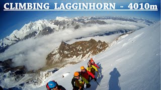 CLIMBING  LAGGINHORN 4010m [upl. by Kirred769]