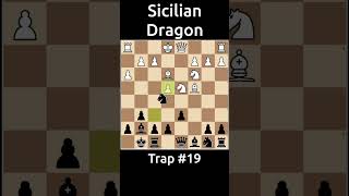 🔥 Sicilian Dragon Traps Unveiled  Trap 19 ♟️ [upl. by Suilenroc]