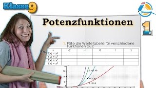 Potenzfunktionen  Klasse 9 ★ Übung 1 [upl. by Aicener421]