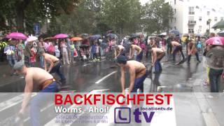 Backfischfest Worms  Umzug  Ledertanz [upl. by Edita]