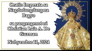 Oratio Imperata sa Nagdadangdang na Bagyo Bicol [upl. by Eidnar]