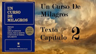 UN CURSO DE MILAGROS Audiolibro Libro de Texto Capitulo 2 HQ [upl. by Natalina]