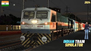 Indian Railways Train Simulator Pc Gameplay  Parallel Run  Overtake  WDP 4D in Action [upl. by Ikkir]