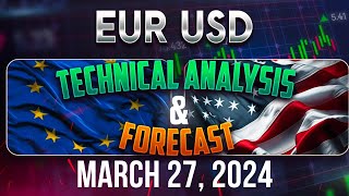 Latest Recap EURUSD Forecast and Elliot Wave Technical Analysis for March 27 2024 [upl. by Marcille]