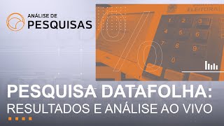 Datafolha ao vivo Lula tem 49 x 45 de Bolsonaro no 2º turno l Análise de Pesquisas  19102022 [upl. by Alva]