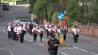 Knockloughrim Accordion Band  Kilrea ABOD Evening Parade 2024 [upl. by Elder797]