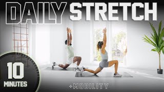 10 Minute Full Body Stretch amp Mobility DAILY ROUTINE [upl. by Vita]