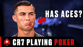 Cristiano Ronaldo VS Miss World Im here to win ♠️ PokerStars [upl. by Lativa572]