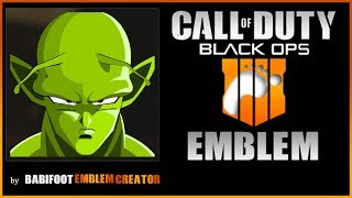 BO4 Emblem Tutorial  DBZ Piccolo [upl. by Fogel]