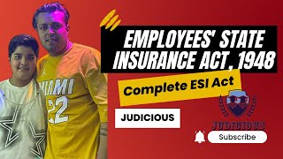 Employees State Insurance ESI Act 1948  Complete Act Explained in हिन्दी [upl. by Westleigh]