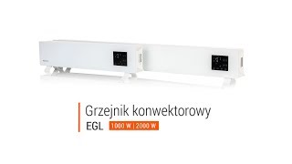 Energooszczędne grzejniki konwektorowe Warmtec z serii EGL [upl. by River]