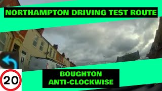 Northampton Driving Test Route  Boughton AntiClockwise  With Sat Nav And Commentary [upl. by Kaylil678]