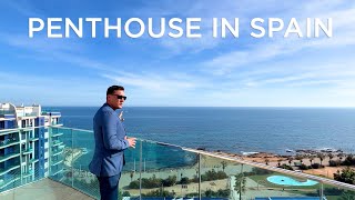 RESIDENTIAL COMPLEX IN SPAIN 🌊️🌴 Penthouse in Torrevieja on the first line of the beach [upl. by Haneehs]