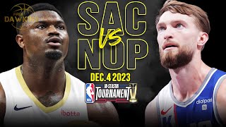 New Orleans Pelicans vs Sacramento Kings Full Game Highlights  December 4 2023  FreeDawkins [upl. by Eseerehc]