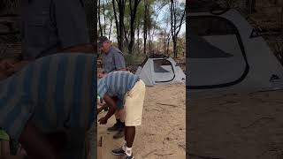 Camping in the remotest part of Tsavo East kasala area shortsfeed safari adventure [upl. by Araeic745]