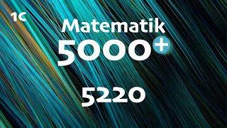 Matematik 5000 1c 5220 matte 1c [upl. by Aniaj]