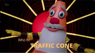 The reveal of Traffic Cone by The Masked Singer UK [upl. by Kylen279]