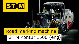 Road marking machine quotKontur 1500quot modular eng [upl. by Nylanna402]