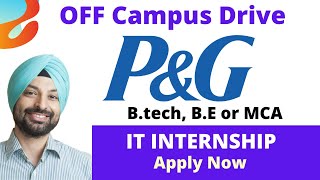 P amp G Hiring Interns [upl. by Ennayhc]