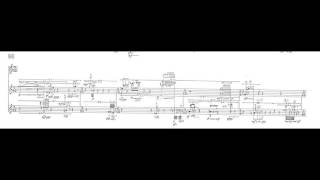 Brian Ferneyhough  Mnemosyne w score for bass flute and tape 1986 [upl. by Yllak]