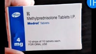 Methylprednisolonemedrol4mg tabletEp41 012019antiinflammatory drugstreatment of arthritis [upl. by Sordnaxela187]