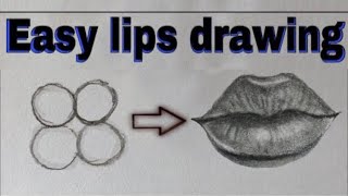 How To Draw Lips  Easy Tutorial  Step By Step  Arts Core [upl. by Bradwell244]