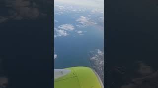 One minute flight from Incheon to Kitakyushu by Jin Air [upl. by Asined]