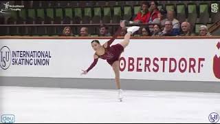 Madeline Schizas FS Nebelhorn Trophy 2024 [upl. by Enel]