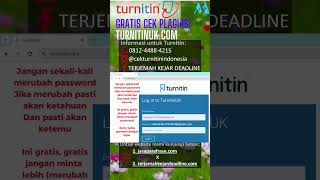 AKUN TURNITIN CEK PLAGIASI GRATIS  NO RESPOSITORY  Class ID dan Enrollment Key FREE turnitin [upl. by Vivian173]