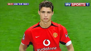 18YearOld Cristiano RONALDO was INSANE [upl. by Eidoj]